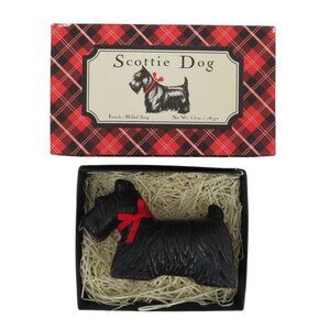 Gianna Rose Atelier Scottie Dog Fresh Linen French Milled Soap 3D Shaped 5.5 Oz